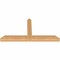 Ekena Millwork Portland Timber Gable Bracket, Western Red Cedar, 48"W x 24"H x 3 1/2"D x 3 1/2"F, 12/12 Pitch GBW048X24X0404POR00SWR - alternate 3